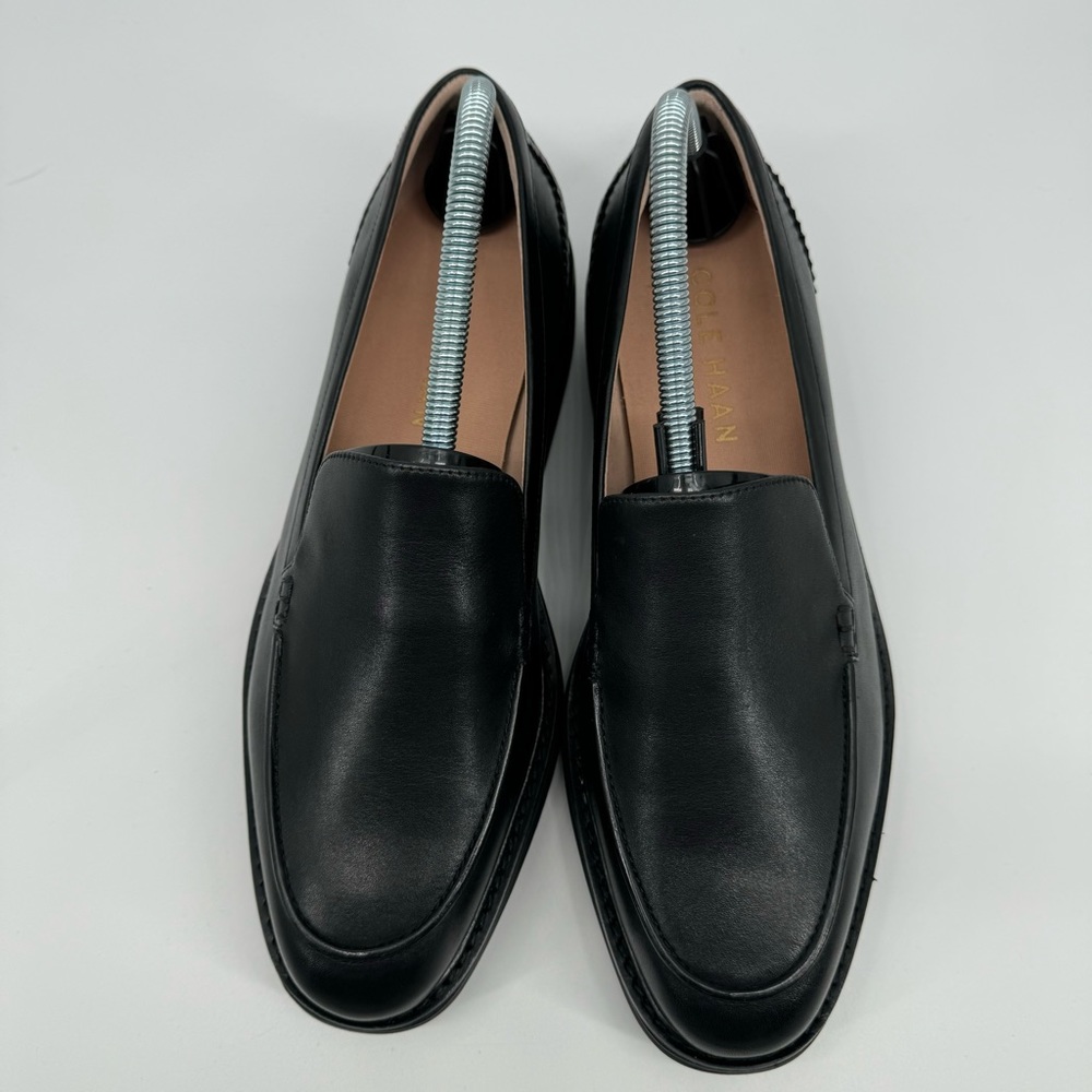 Cole Haan Women’s 9 Black Grand Platform Venetian Slip On Loafer - Picture 5 of 9